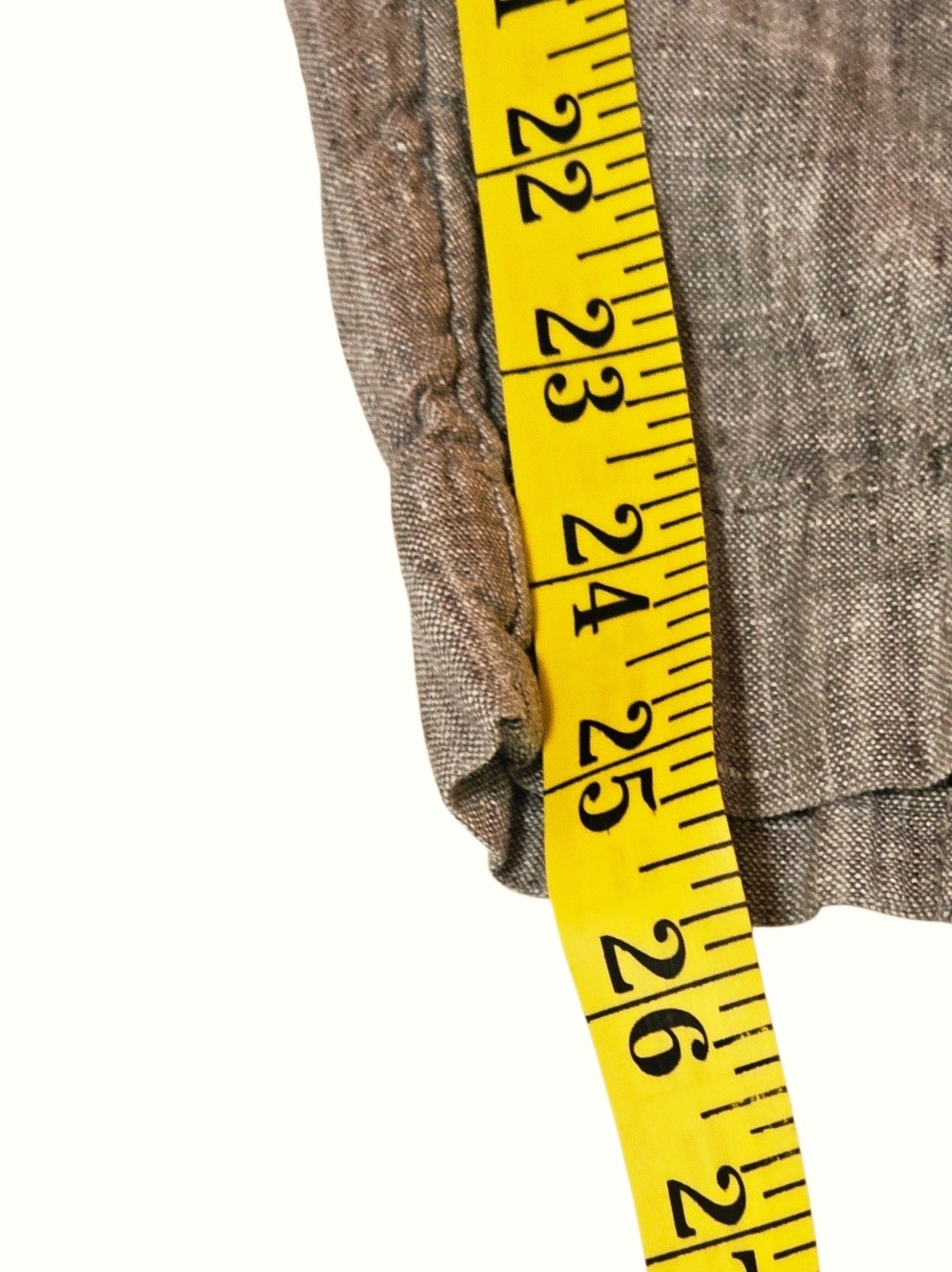 Athleta Retreat Linen Jogger Pants Women SP Sm Petite Taupe Zipper Pockets Zip - Picture 9 of 14